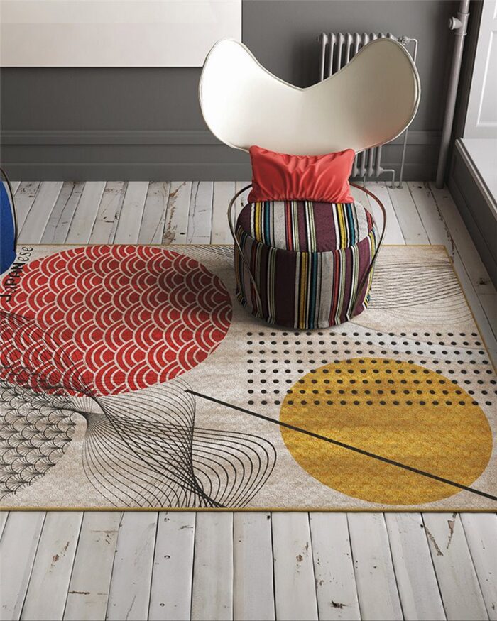 Tappeto Udon 200x200cm WRVVOD2101 - Inkiostro Bianco - immagine 2