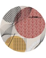 Tappeto Udon 200x200cm WRVVOD2101 - Inkiostro Bianco