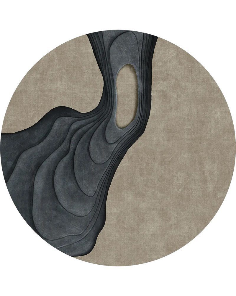 woodwaves-irwsmu2202-200x200cm Tappeto Wooswaves 200x200cm IRWSMU2202 - Inkiostro Bianco - immagine 1