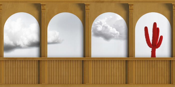 Esquilina Wallpaper - Inkiostro Bianco - immagine 2