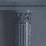 Carta Da Parati Palatina - Inkiostro Bianco - immagine 2