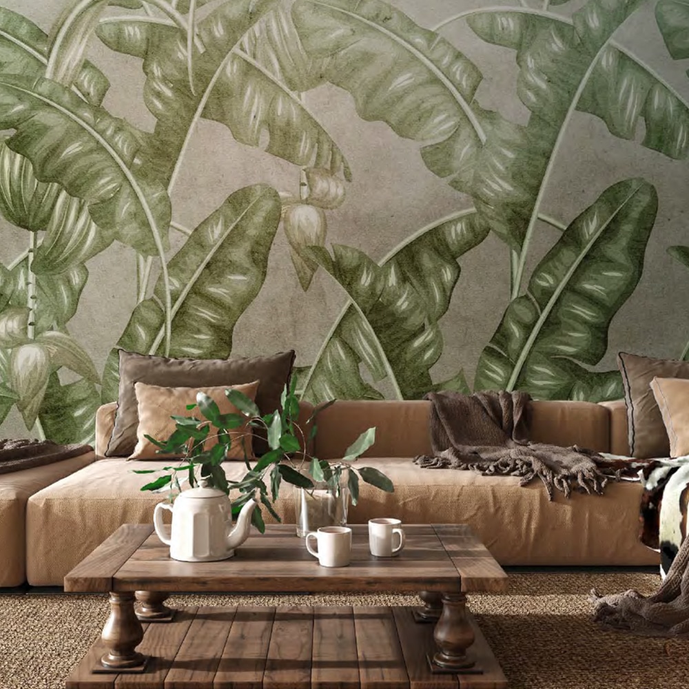 WP03057_AMB Carta Da Parati Jungle Leaves - Adriani&Rossi - immagine 1