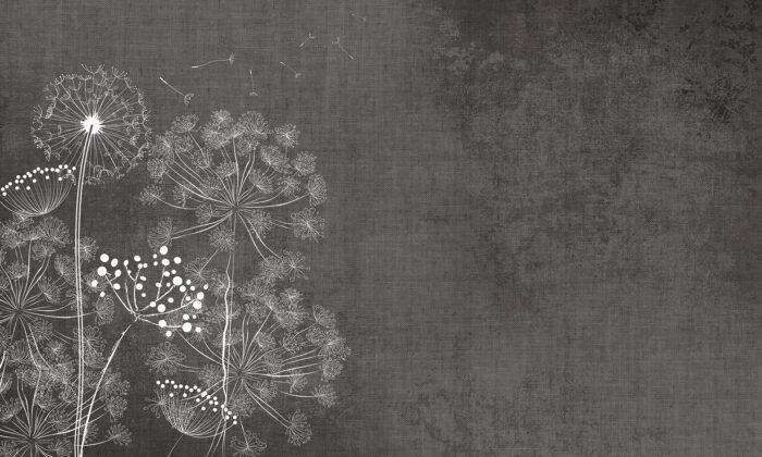 Carta Da Parati Wind Flowers Dark - Adriani&Rossi - immagine 2