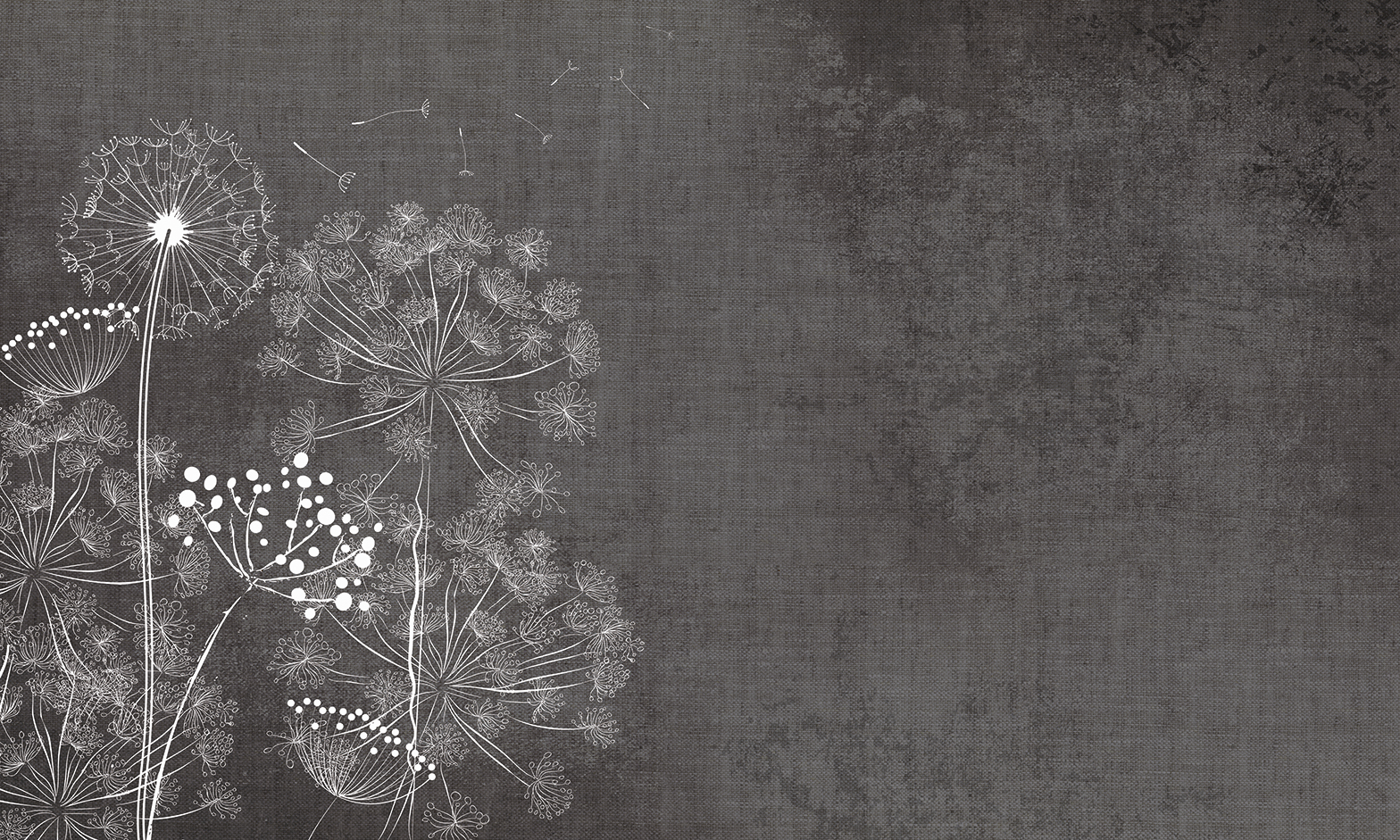 WP03077 Carta Da Parati Wind Flowers Dark - Adriani&Rossi - immagine 1